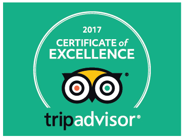 TripAdvisor - Certificate of excellence